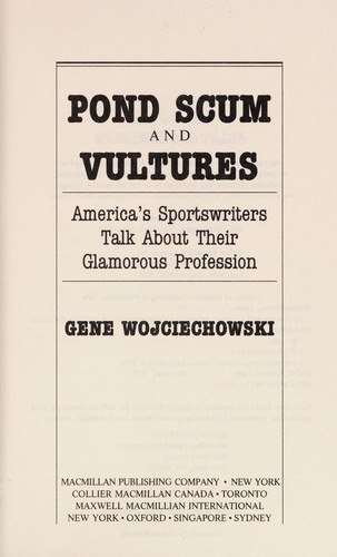 Cover for Pond scum and vultures