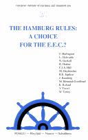 Cover for The Hamburg Rules