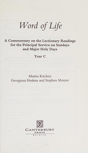 Cover for Word of Life