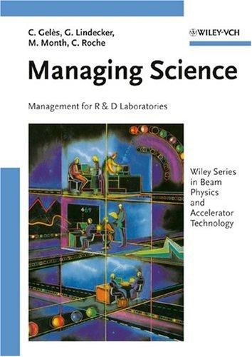 Cover for Managing Science 