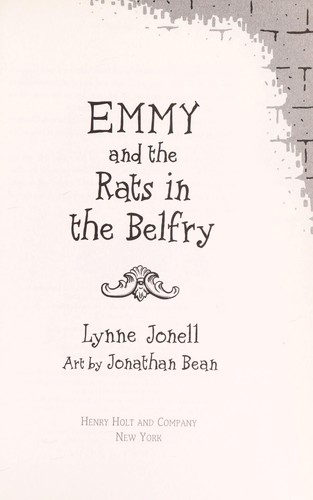 Cover for Emmy and the rats in the Belfry