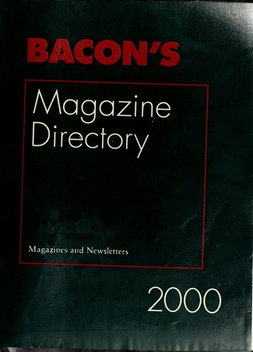 Cover for Bacon's magazine directory