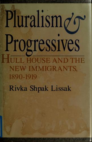 Cover for Pluralism & progressives