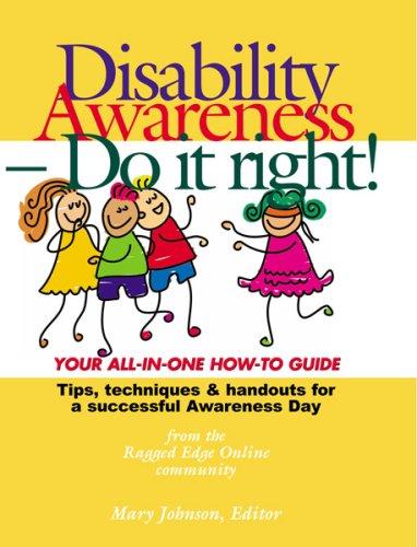 Cover for Disability Awareness - do it right!  Your all-in-one how-to guide