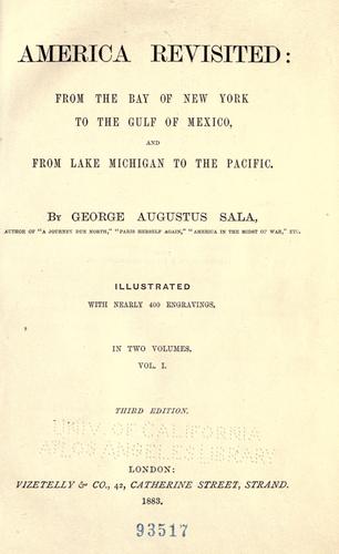 Cover for America revisited