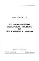 Cover for El pensamiento teológico-político de Juan Germán Roscio