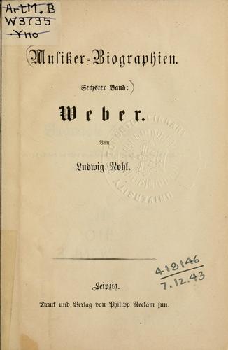 Cover for Weber.