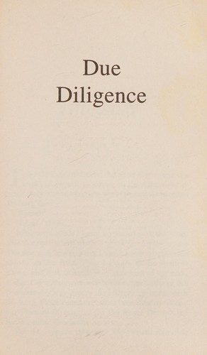 Cover for Due diligence