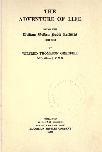 Cover for The adventure of life.