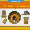 Cover for A first book about animal homes