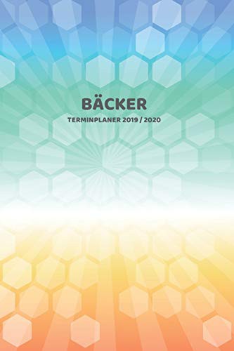Cover for Bäcker Terminplaner 2019 2020