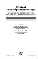 Cover for Clinical psychopharmacology