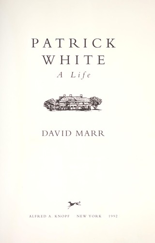 Cover for Patrick White