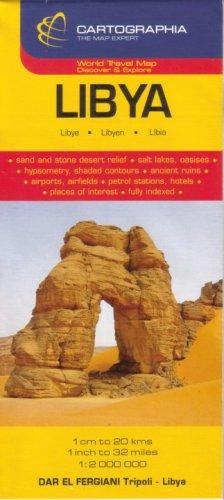 Cover for Libya Map by Cartographia (Cartographia World Travel Maps)