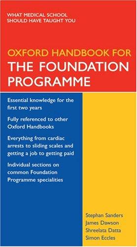 Cover for Oxford Handbook for the Foundation Programme (Oxford Handbooks S.)