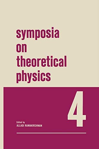Cover for Symposia on Theoretical Physics 4