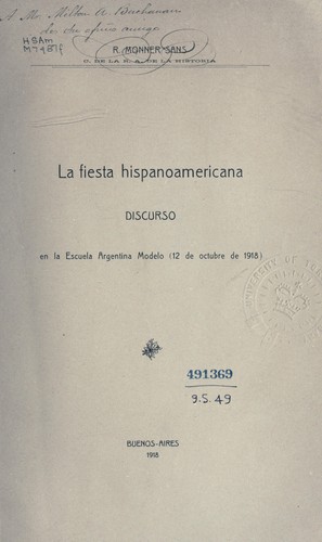 Cover for La fiesta hispanoamericana