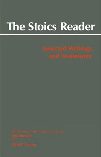 Cover for The stoics reader
