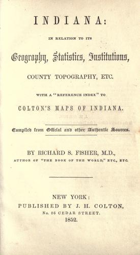 Cover for Indiana