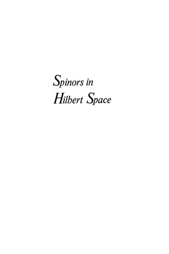 Cover for Spinors in Hilbert Space