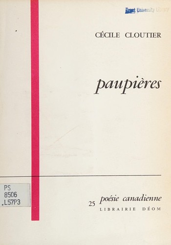 Cover for Paupières