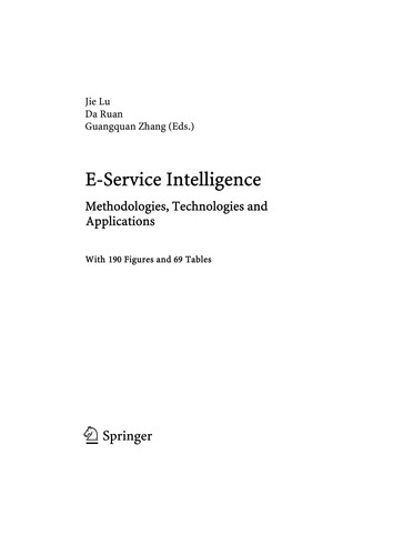 Cover for E-service intelligence