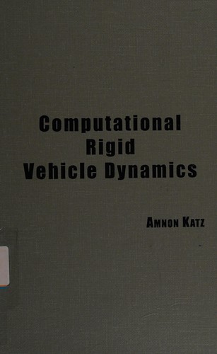 Cover for Computational rigid vehicle dynamics