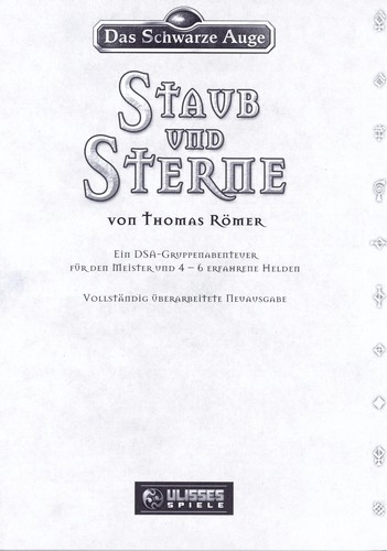 Cover for Staub und Sterne