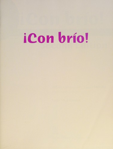 Cover for Con brío!