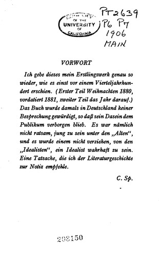 Cover for Prometheus und Epimetheus: Ein Gleichnis