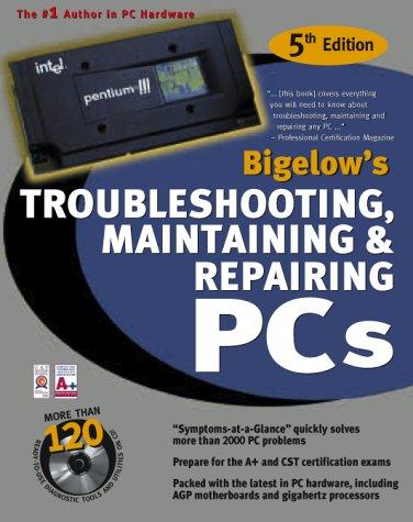 Cover for Troubleshooting, maintaining & repairing PCs