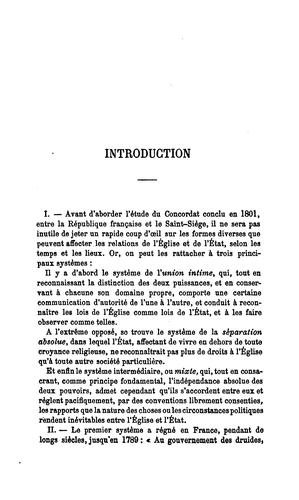 Cover for Étude historique et juridique sur le Concordat de 1801 d'après les documents officiels