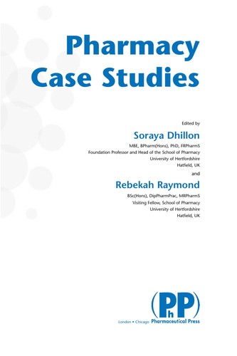 Cover for Pharmacy case studies