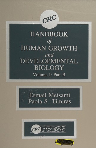 Cover for Handbook of human growth and developmental biology