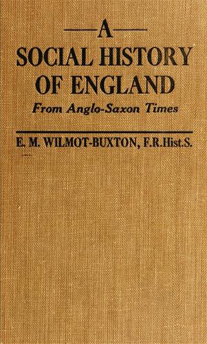 Cover for A social history of England