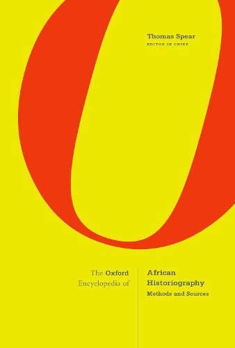 Cover for Oxford Encyclopedia of African Historiography