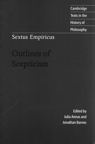 Cover for Outlines of scepticism