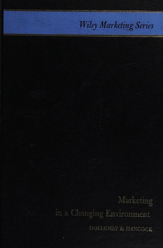 Cover for Marketing in a changing environment