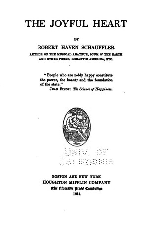 Cover for The joyful heart