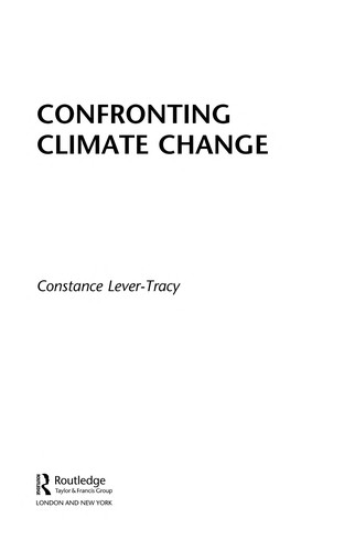 Cover for Confronting climate change