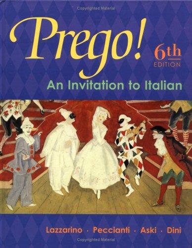 Cover for Prego! An Invitation to Italian (Student Edition)