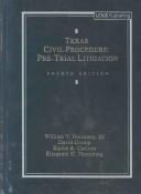 Cover for Texas Civil Procedure