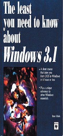 Cover for The least you need to know about Windows 3.1