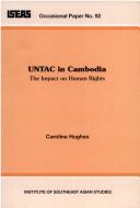 Cover for UNTAC in Cambodia