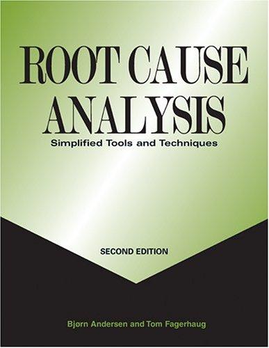 Cover for Root Cause Analysis