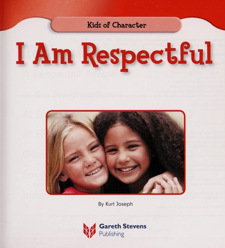 Cover for I am respectful