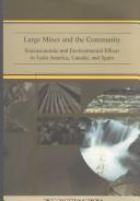 Cover for Large mines and the community