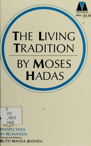 Cover for The living tradition.