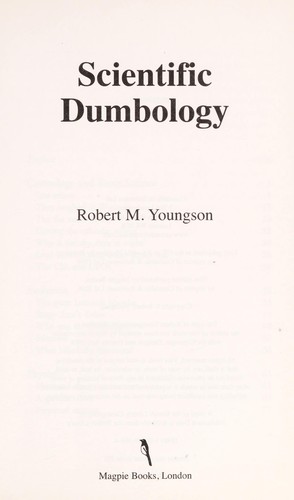 Cover for Scientific dumbology