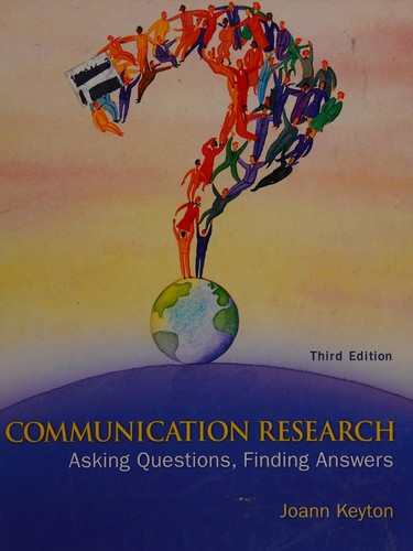 Cover for Communication research asking questions, finding answers